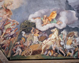 Diomedes killing Tydeus, Phineus and Pandarus