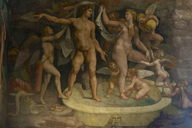 Fresco Detail from the Chamber of Amor and Psyche