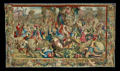 The History of Scipio: The Battle of Zama, Tenth Piece of the Tapestry