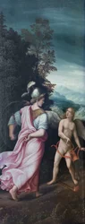 Minerva Scolding Cupid