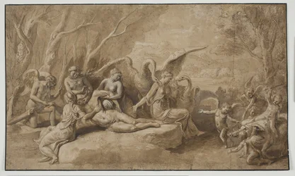 Venus Mourning the Death of Adonis