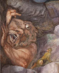 Detail of the Cyclops, from the Destruction of the Giants by Jupiter