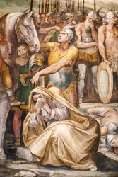 Battle between Horatii and Curiatii (detail)