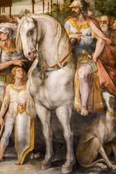 Battle between Horatii and Curiatii (detail)