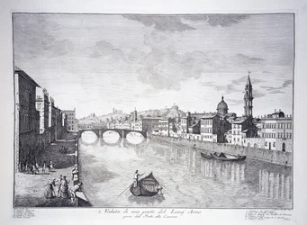 View of a Part of the River Arno
