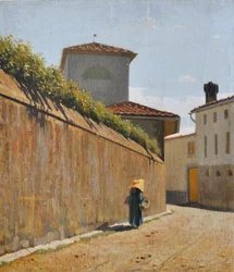 Lane under the sun