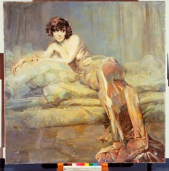 Portrait of Woman in Grey or Maria Melato