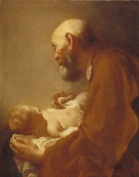 Saint Simon with the Christ Child