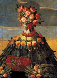 Spring Painting of the workshop by Giuseppe Arcimboldo