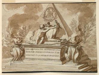 Sepulchral Monument for the Poet Colte, of Rome