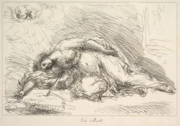 Woman Slain with Sword