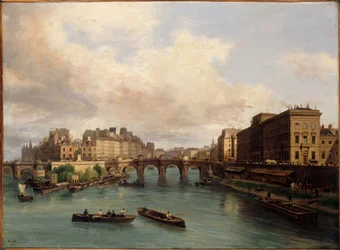 The Île de la Cité and the Quai Conti, seen from the Passerelle des Arts