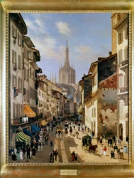 Milan, Depicting La Corsia dei Servi