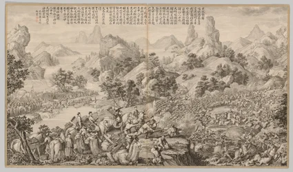 Breaking Through the Siege at Hesui: from Battle Scenes of the Quelling of Rebellions