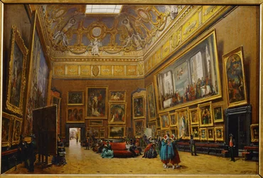 The Square Salon at the Louvre Museum
