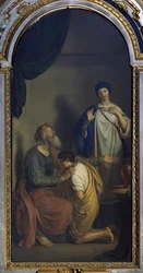 Isaac Blessing Jacob, by Giuseppe Diotti