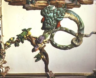 The Salon Chino (Chinese Room) (detail depicting an elaborate dragon)