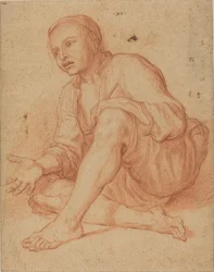 Young Peasant Seated on the Ground