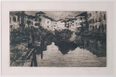 The Fish Market Canal in Chioggia