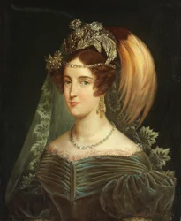 Portrait of Maria Cristina of Savoy, Queen of the Two Sicilies, 1830