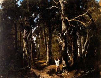 The woodcutter in Fontainebleau