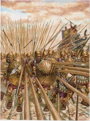 Ancient Greece: The Epirotic Phalanx of Pyrrhus I - Illustration by Giuseppe Rava