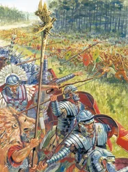 Roman Army in Dacia at the Time of Emperor Trajan (Illustration)