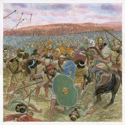 Battle between Persian and Median