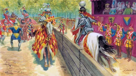 Middle Ages: Chivalrous Tournament Scene