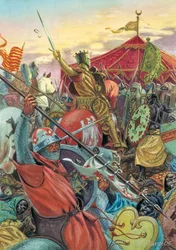 Reconquest of Spain: Battle of the Navas de Tolosa on 16 July 1212