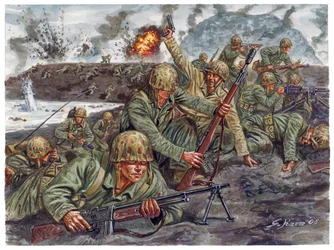 Second World War, Pacific War: Battle of Iwo Jima (Operation Detachment)
