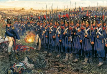 The Attack of the Middle Guard Against Wellington