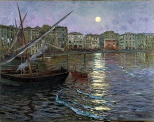 Port in the Moonlight