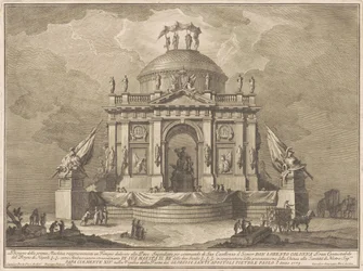 The Prima Macchina for the Chinea of 1773: The Temple of Peace