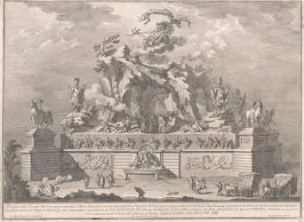 The Seconda Macchina for the Chinea of 1767: Mount Etna with the Forge of Vulcan