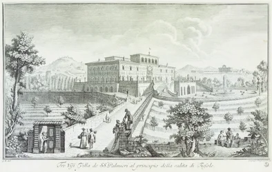 Villa Palmieri in Fiesole, by Giuseppe Zocchi