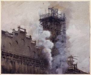 The Construction of the Trocadéro in 1876