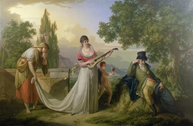 A Romantic Allegorical Scene