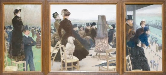 The races at the Bois de Boulogne