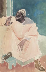 Seated Moroccan, 1936