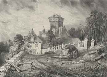 Château de Pesteil à Polminhac, 1832