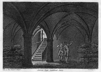 Ancient crypt, Guildford, Surrey, 1785