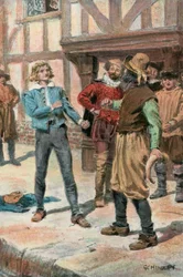 Illustration for Westward Ho! By Charles Kingsley