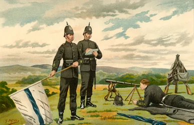 The 1st Middlesex Victoria Rifles - Volunteers, 1890