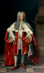 Portrait of Henry, 1st Viscount St. John (1652-1742) in His Coronation Robes, 1727