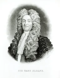 Sir Hans Sloane (1660-1753) engraved by William Home Lizars for Sloane