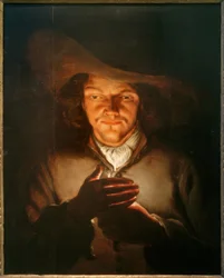 A Man with a Candle