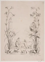 Border Drawing, Probably for Title Page to 