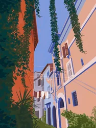 Charming European Street
