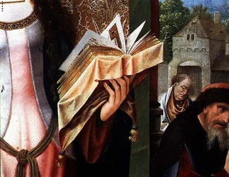 St. Catherine and the Philosophers (detail)